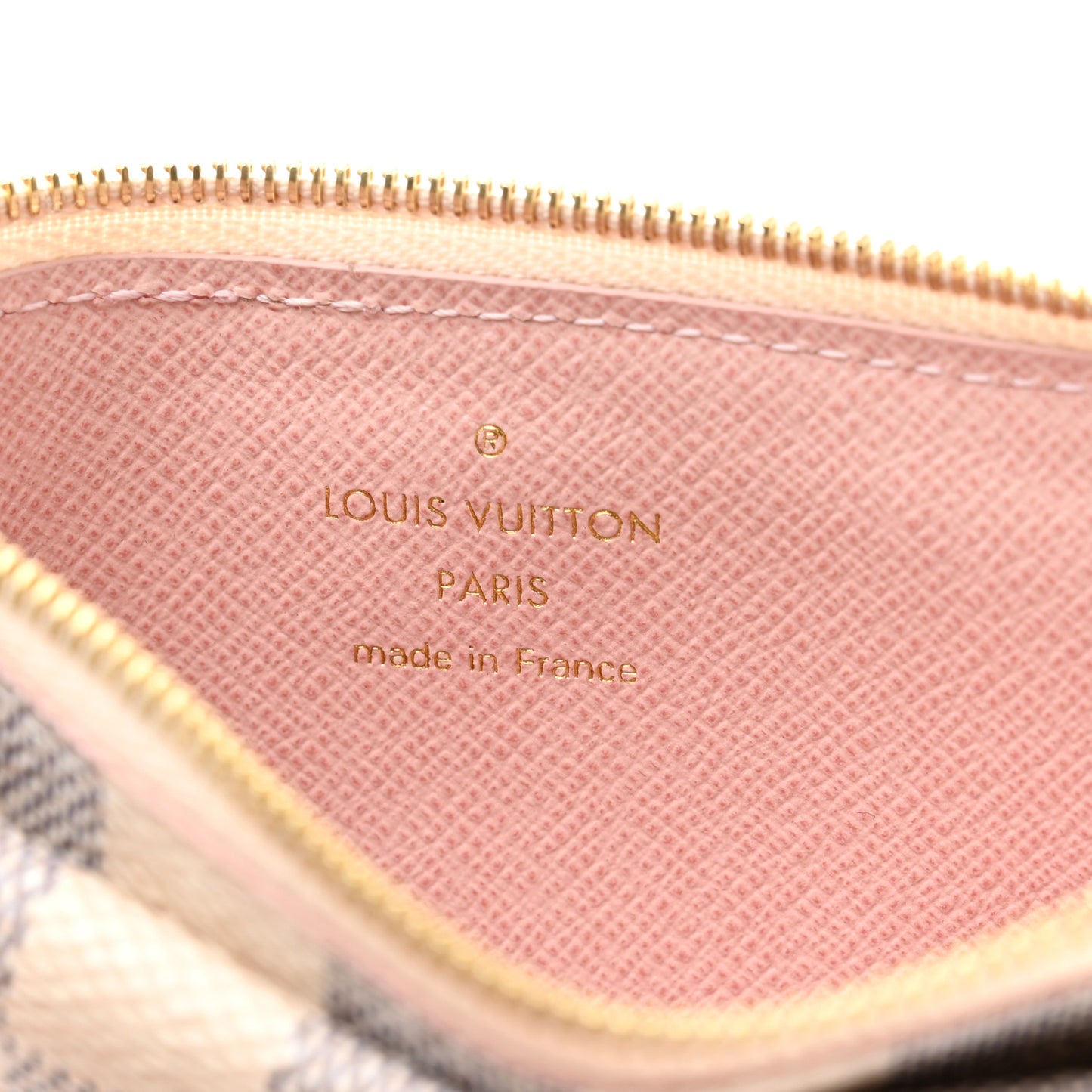Damier Azur Recto Verso Card Holder Rose Ballerine