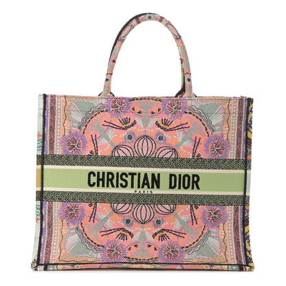 Christian Dior Canvas Embroidered Large In Lights Book Tote Multicolor 1 of 10