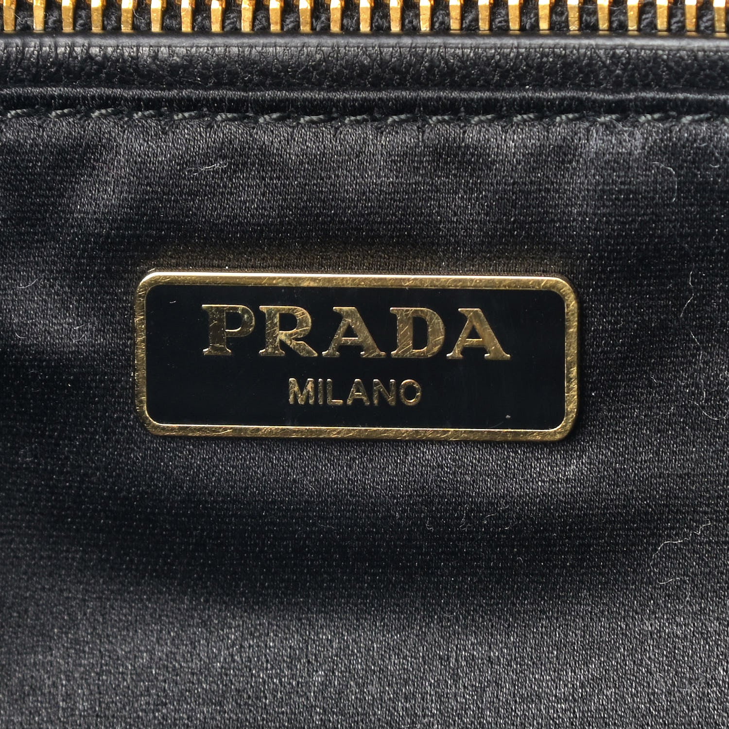 Prada Tessuto Nylon Lurex Embroidered Flap Black 7 of 12