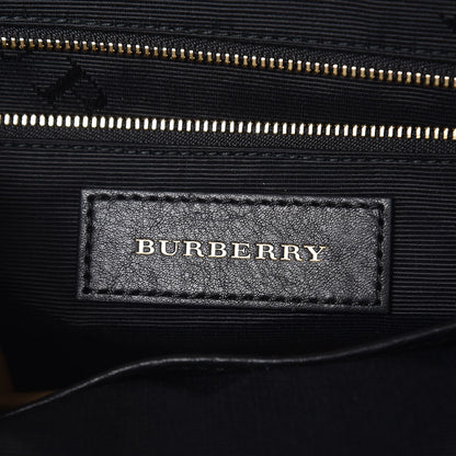 Burberry Heritage Grain Check Embossed Medium Dewsbury Tote Black 6 of 8