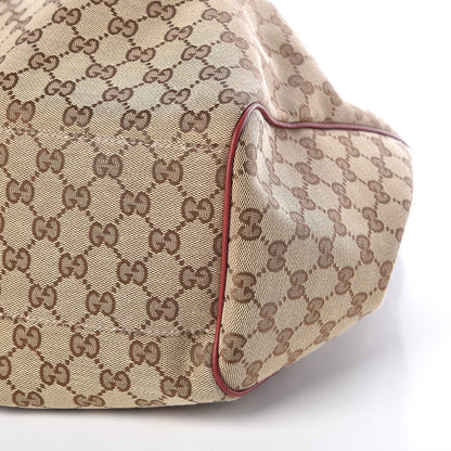 Gucci Monogram Large Sukey Tote Dark Red 6 of 9