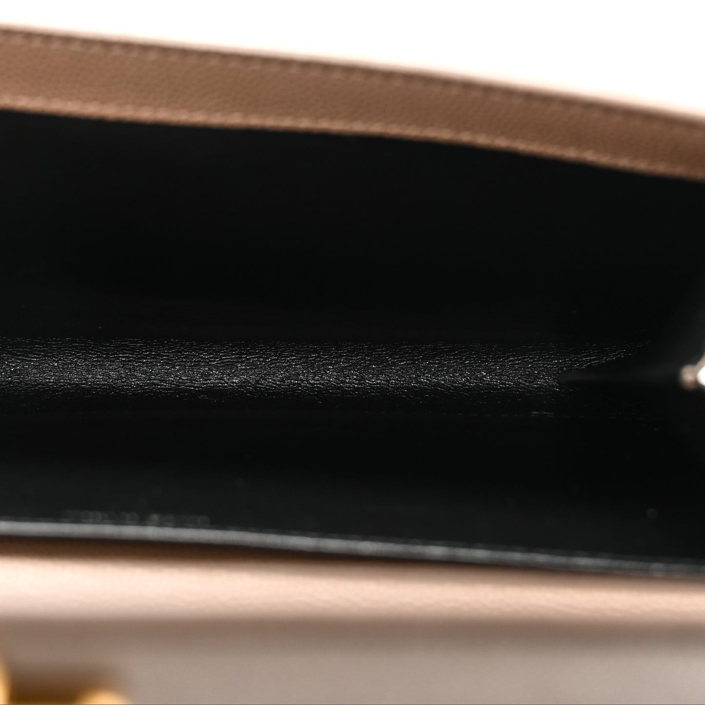 Grain De Poudre Monogram Uptown Chain Wallet Taupe