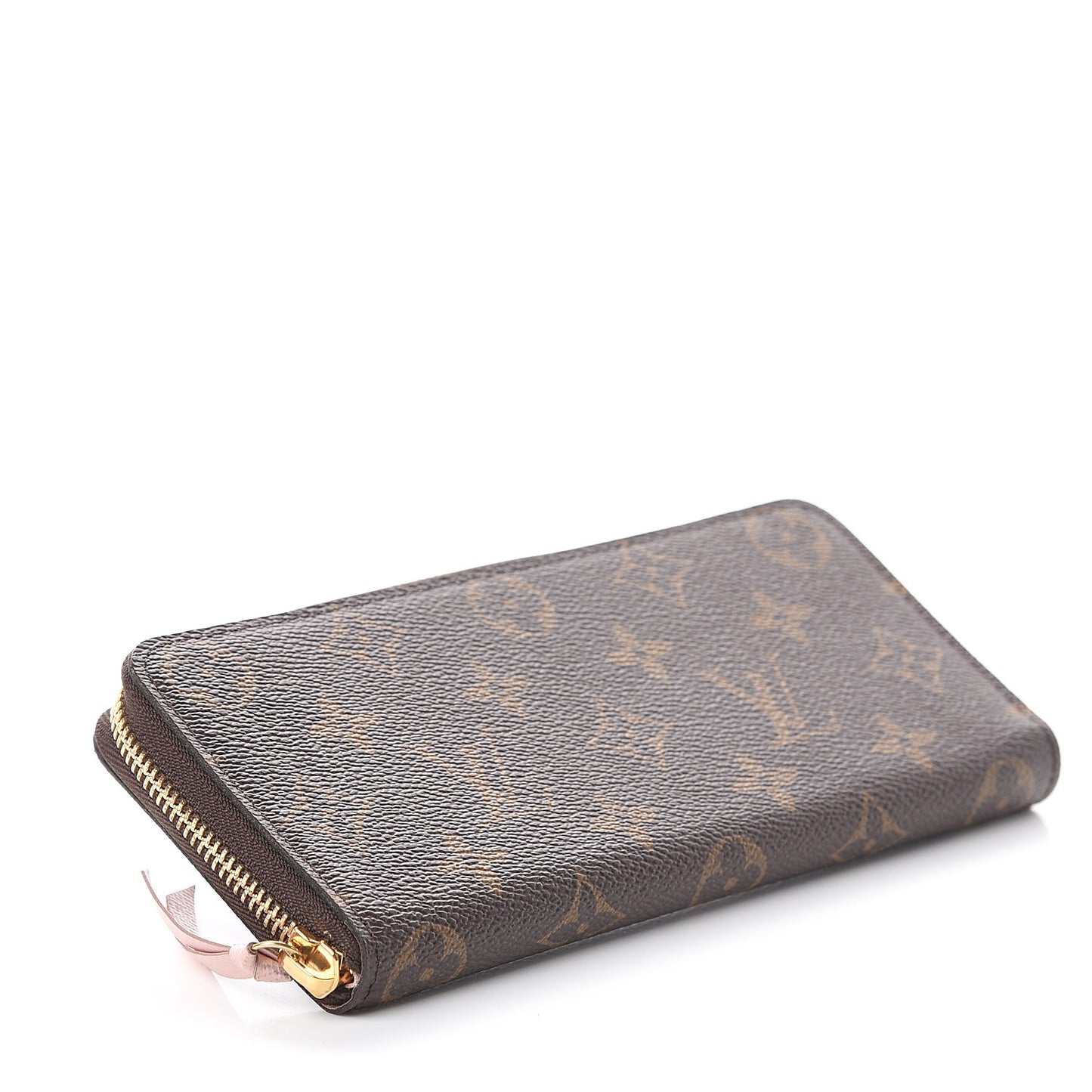 Monogram Clemence Wallet Rose Ballerine