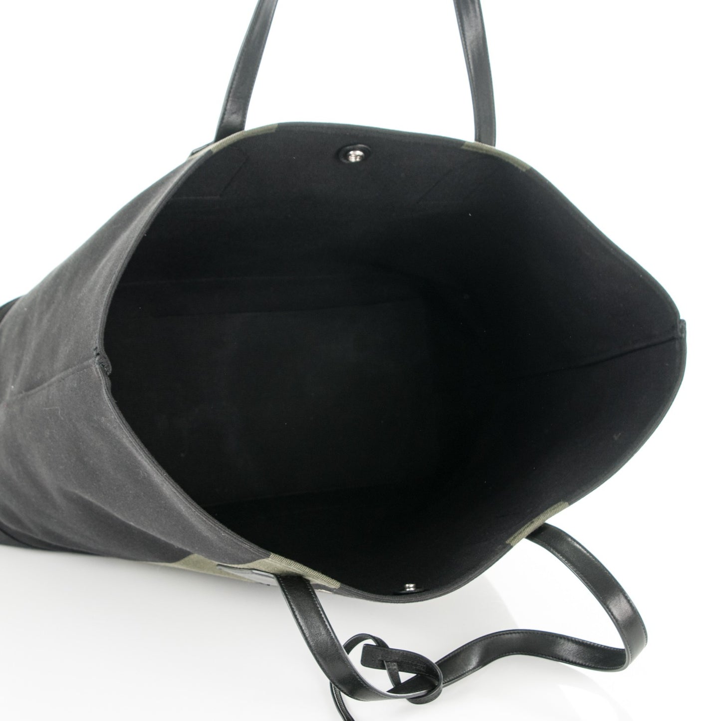 Canvas Beach Shopping East West Tote Black