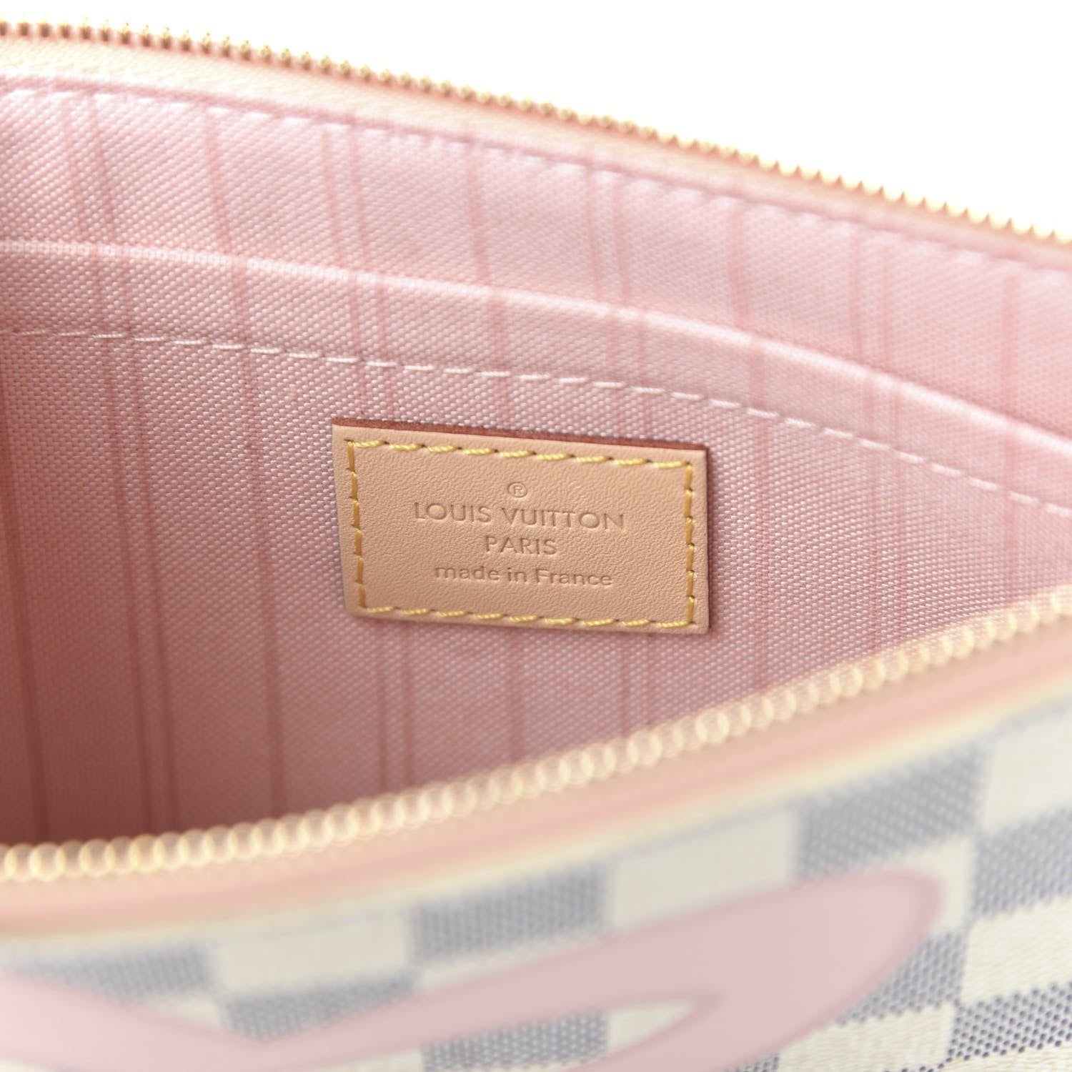 Louis Vuitton Damier Azur Tahitienne Neverfull MM GM Pochette 8 of 10