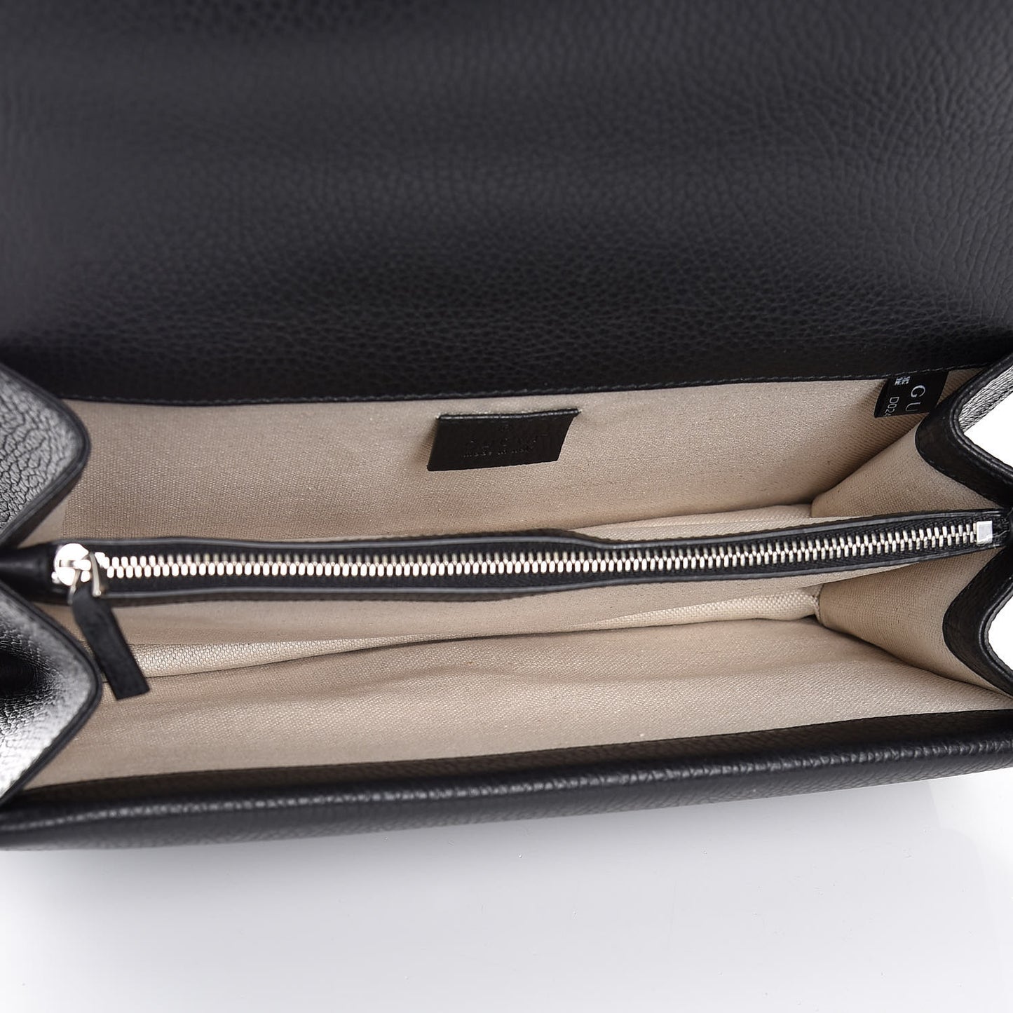 Pebbled Calfskin Small Dionysus Shoulder Bag Black