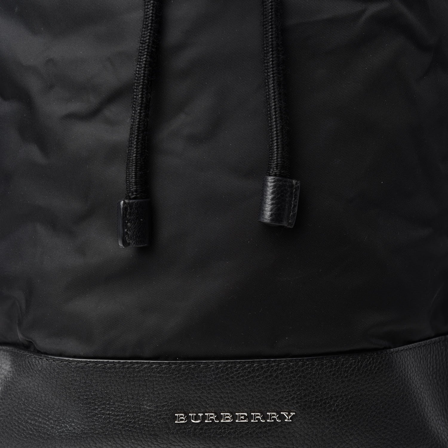 Burberry Nylon Grained Calfskin Watson Diaper Bag Black 11 of 11