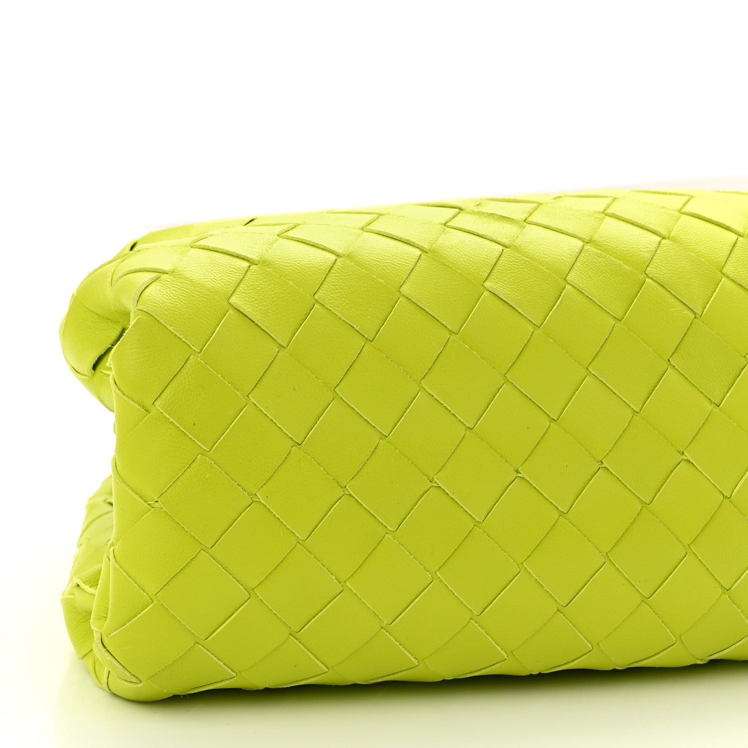 Bottega Veneta Nappa Maxi Intrecciato The Pouch Oversized Clutch Kiwi 10 of 11