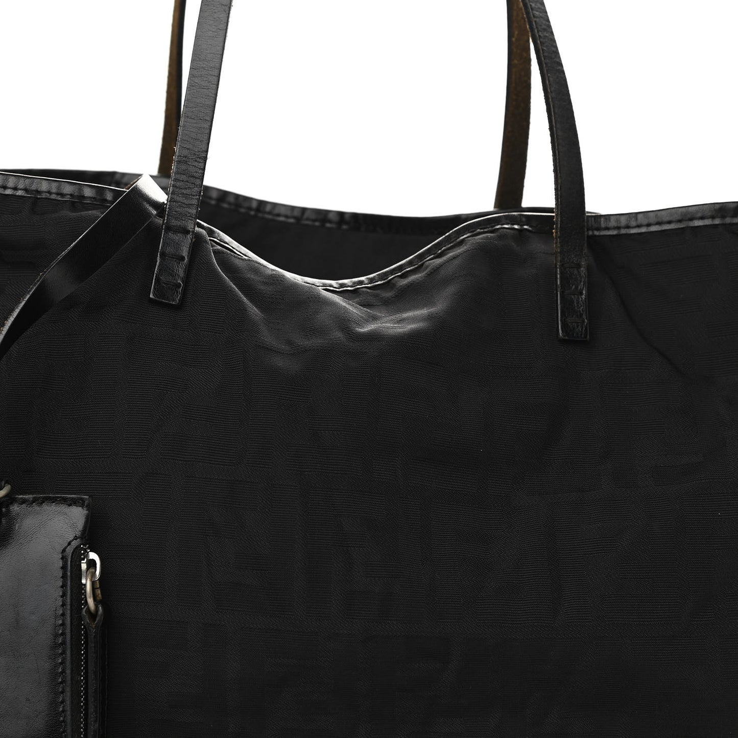 Nylon Zucca Medium Roll Tote Black