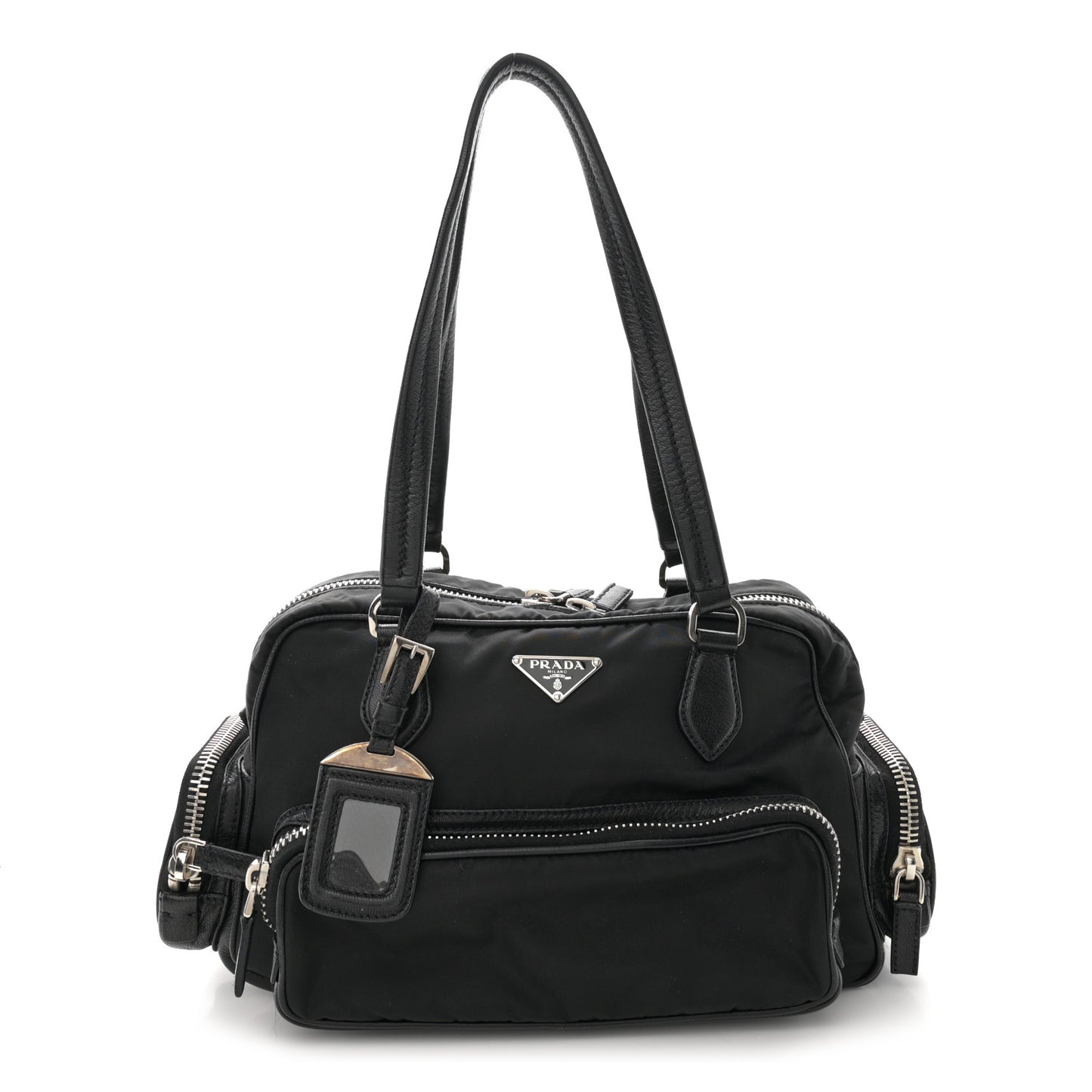 Tessuto Nylon Shoulder Bag Black