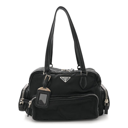 Prada Tessuto Nylon Shoulder Bag Black 1 of 12