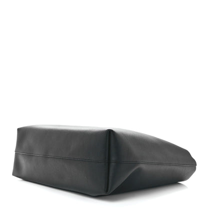 Saint Laurent Calfskin Large Shopping Tote Black 12 of 14