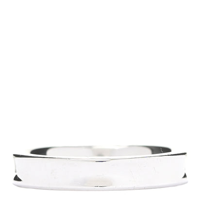 Tiffany Sterling Silver Narrow 1837 Band Ring 54 6.75 3 of 5