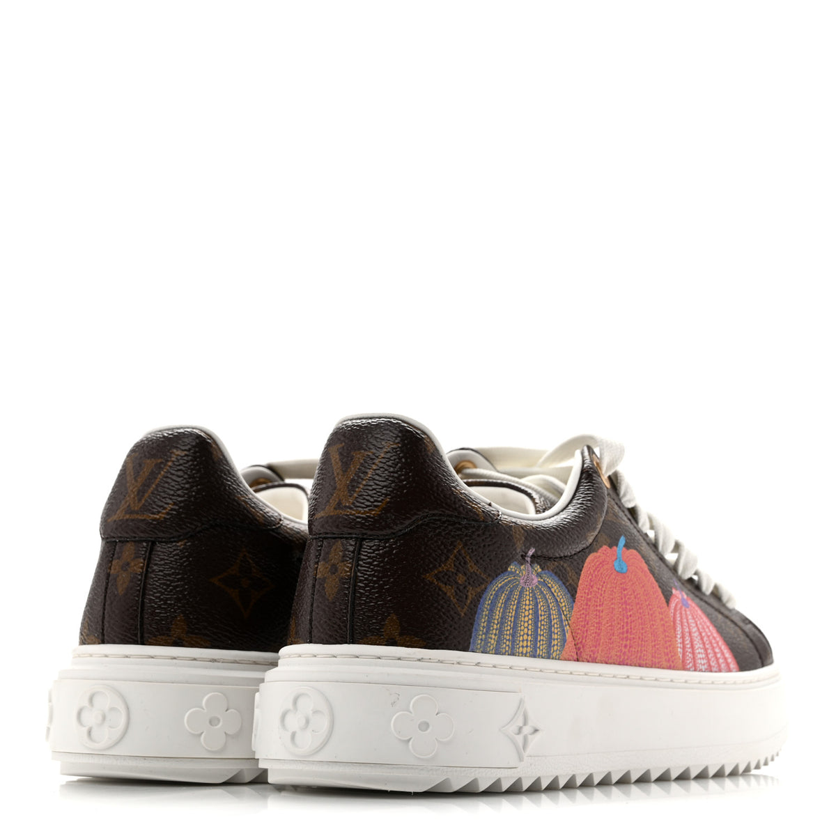 Louis Vuitton LV X YK Monogram Pumpkin Time Out Sneakers 36.5 5 of 10