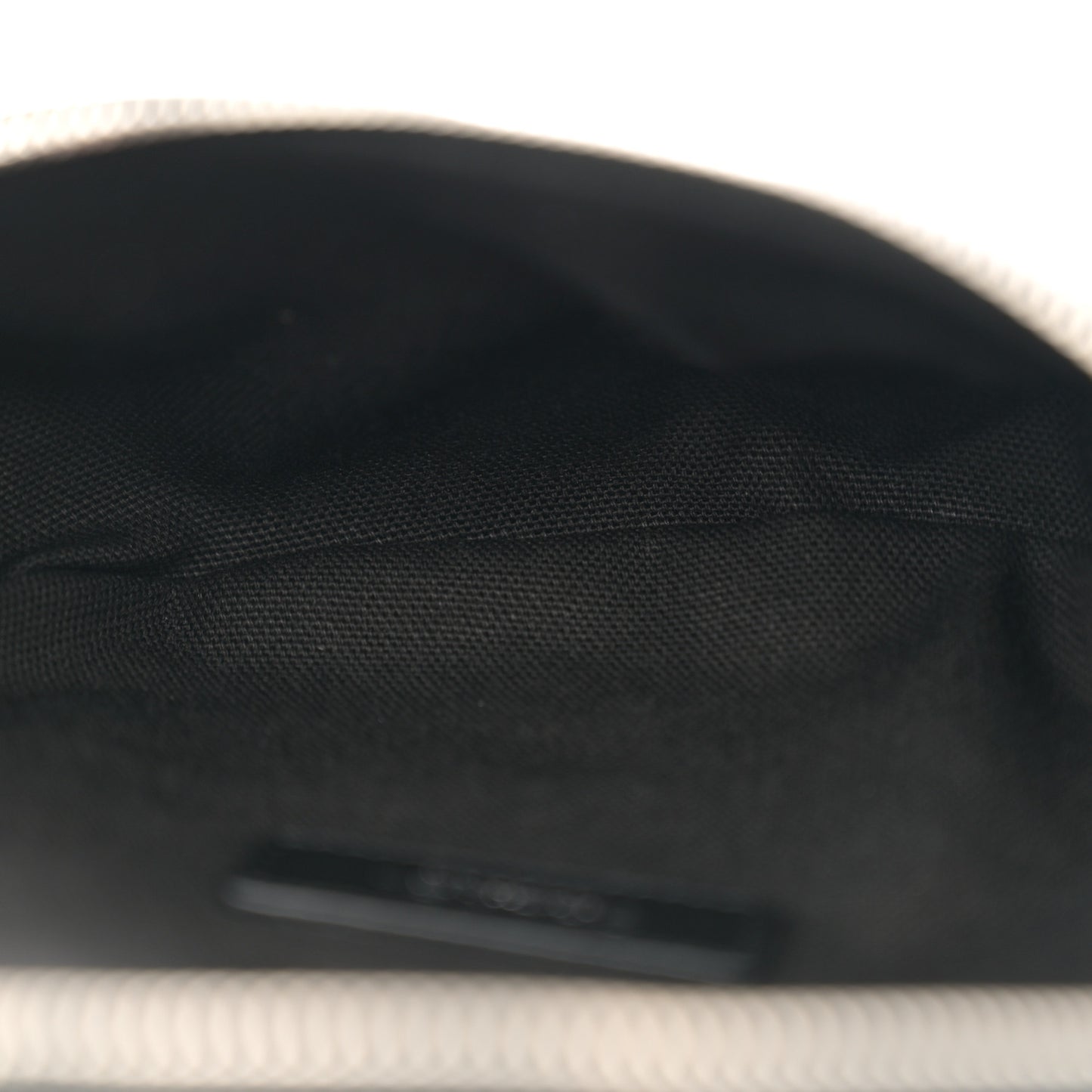 Calfskin Quilted Waist Belt Bag Black