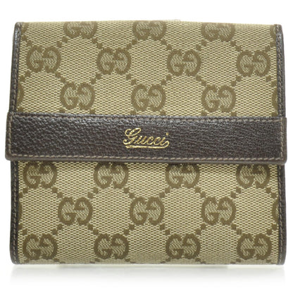Gucci Monogram French Wallet Ebony 1 of 8