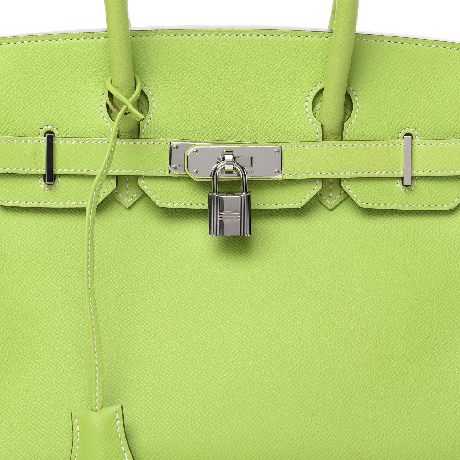 Hermes Epsom Candy Birkin 30 Kiwi Lichen 8 of 10