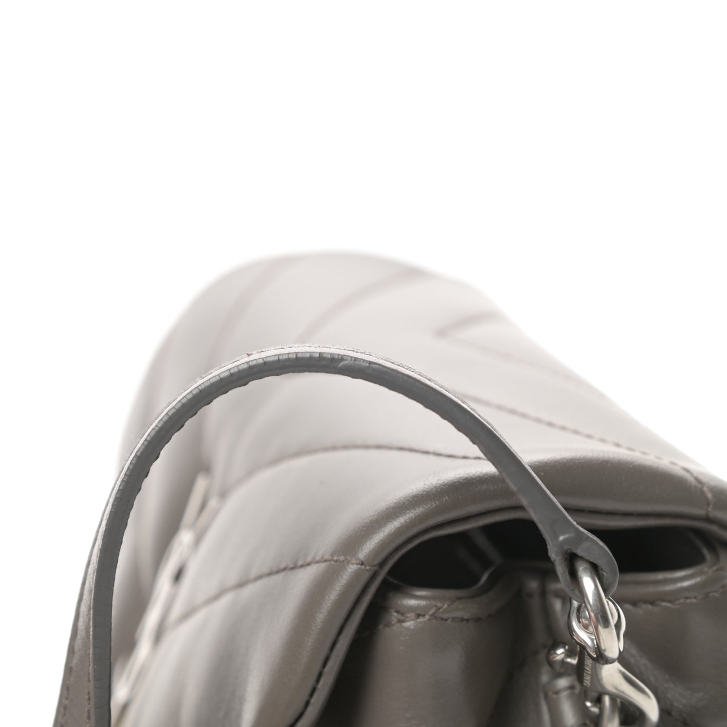 Calfskin Y Quilted Monogram Toy Loulou Crossbody Bag Storm