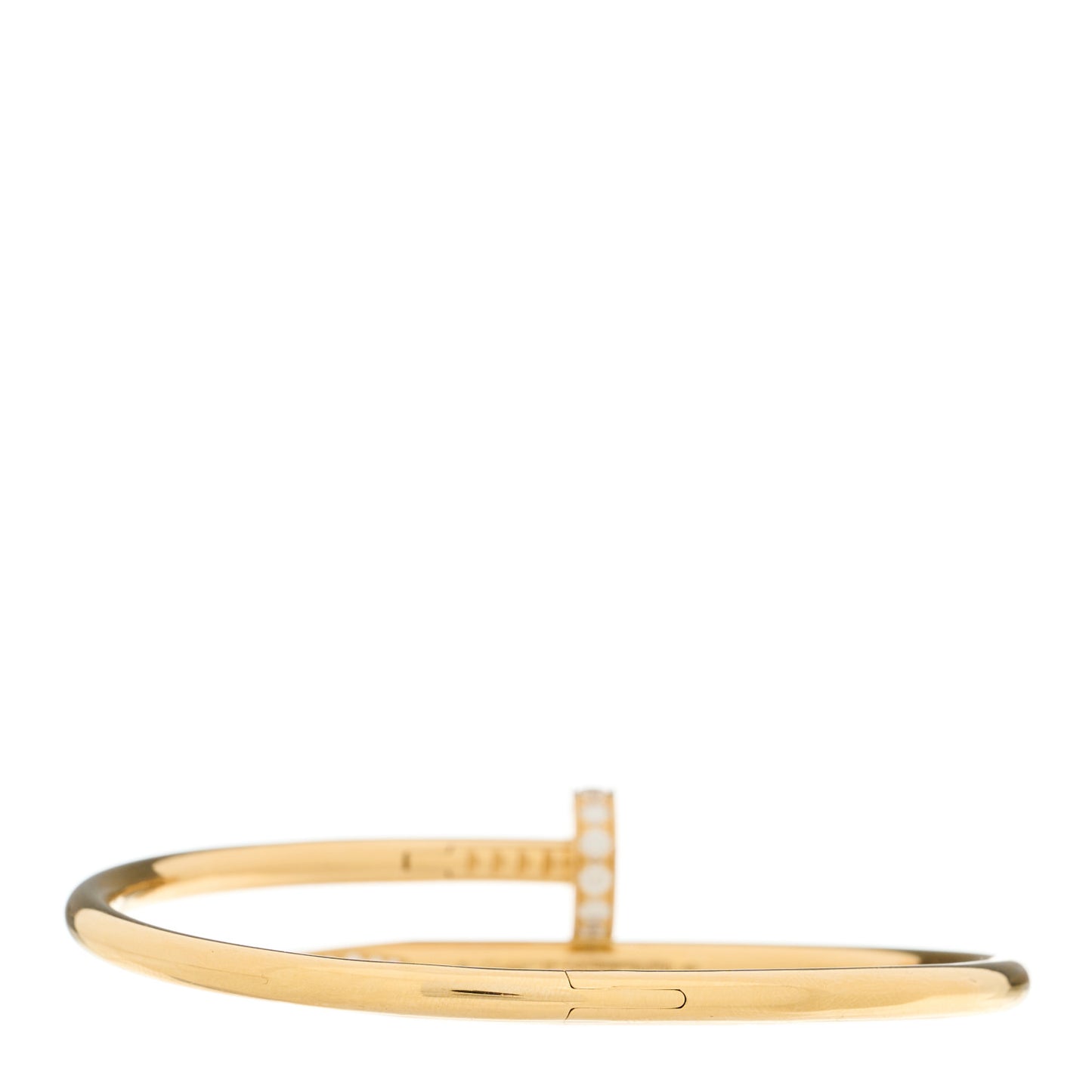18K Yellow Gold Diamond Juste Un Clou Bracelet 17