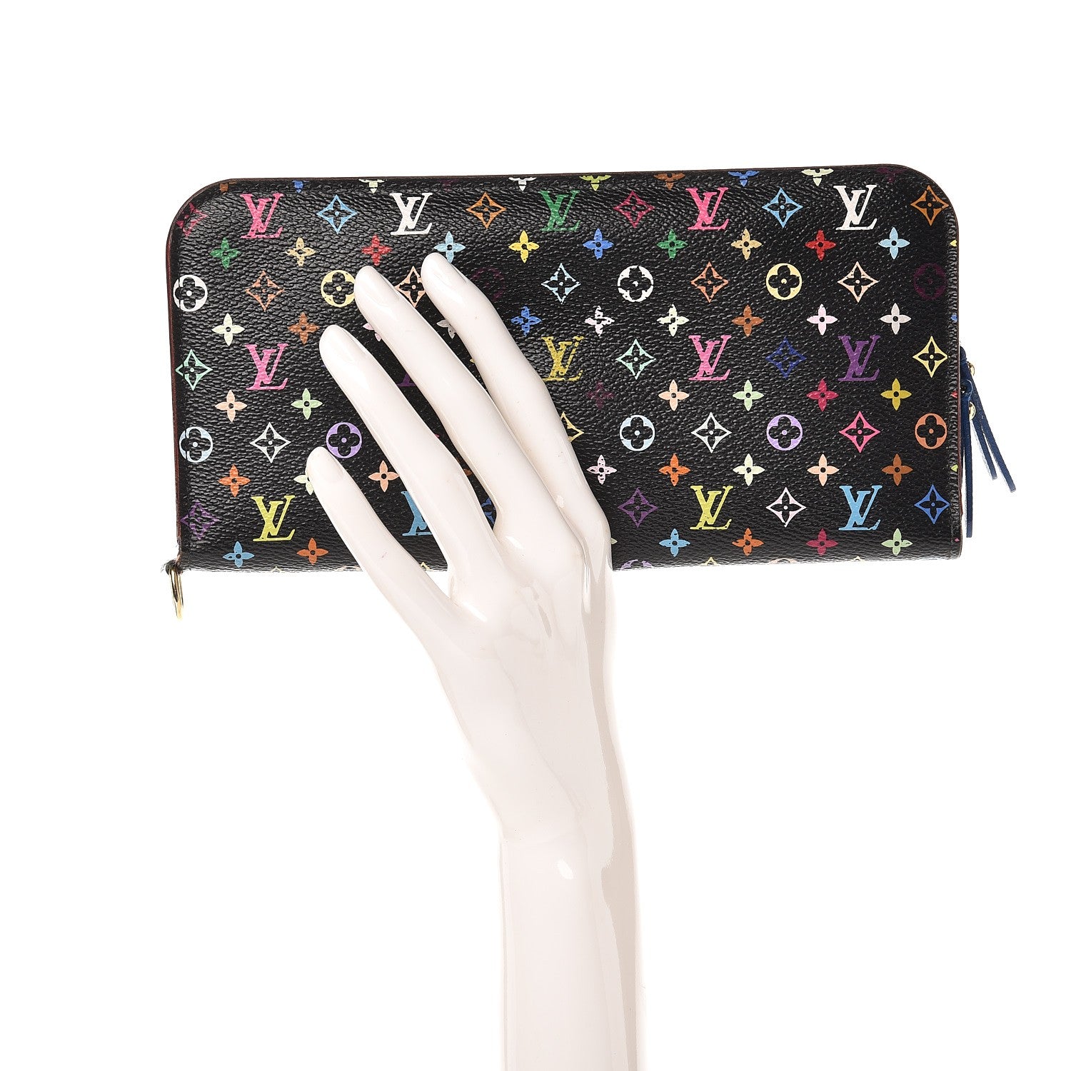 Louis Vuitton Monogram Multicolor Insolite Wallet Black Bleuet 2 of 9