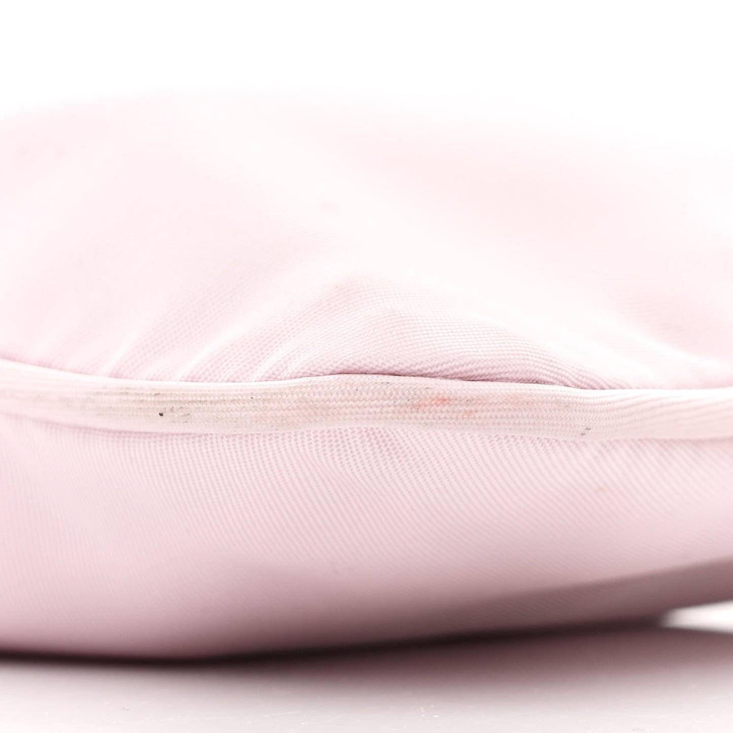 Re-Nylon Vela Saffiano Mini Pochette Bag Alabastro