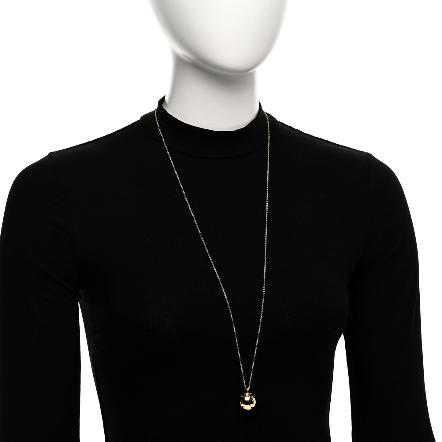 18K Yellow Gold 19mm HardWear Ball Pendant Necklace