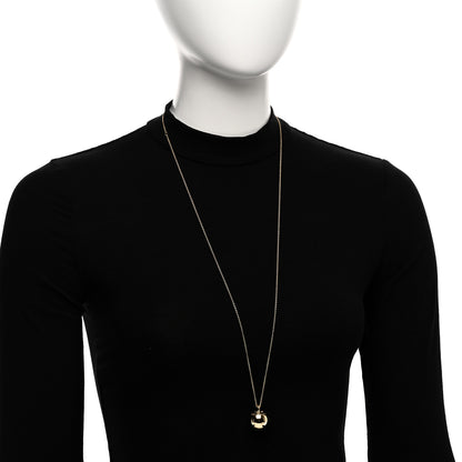 Tiffany 18K Yellow Gold 19mm HardWear Ball Pendant Necklace 2 of 5