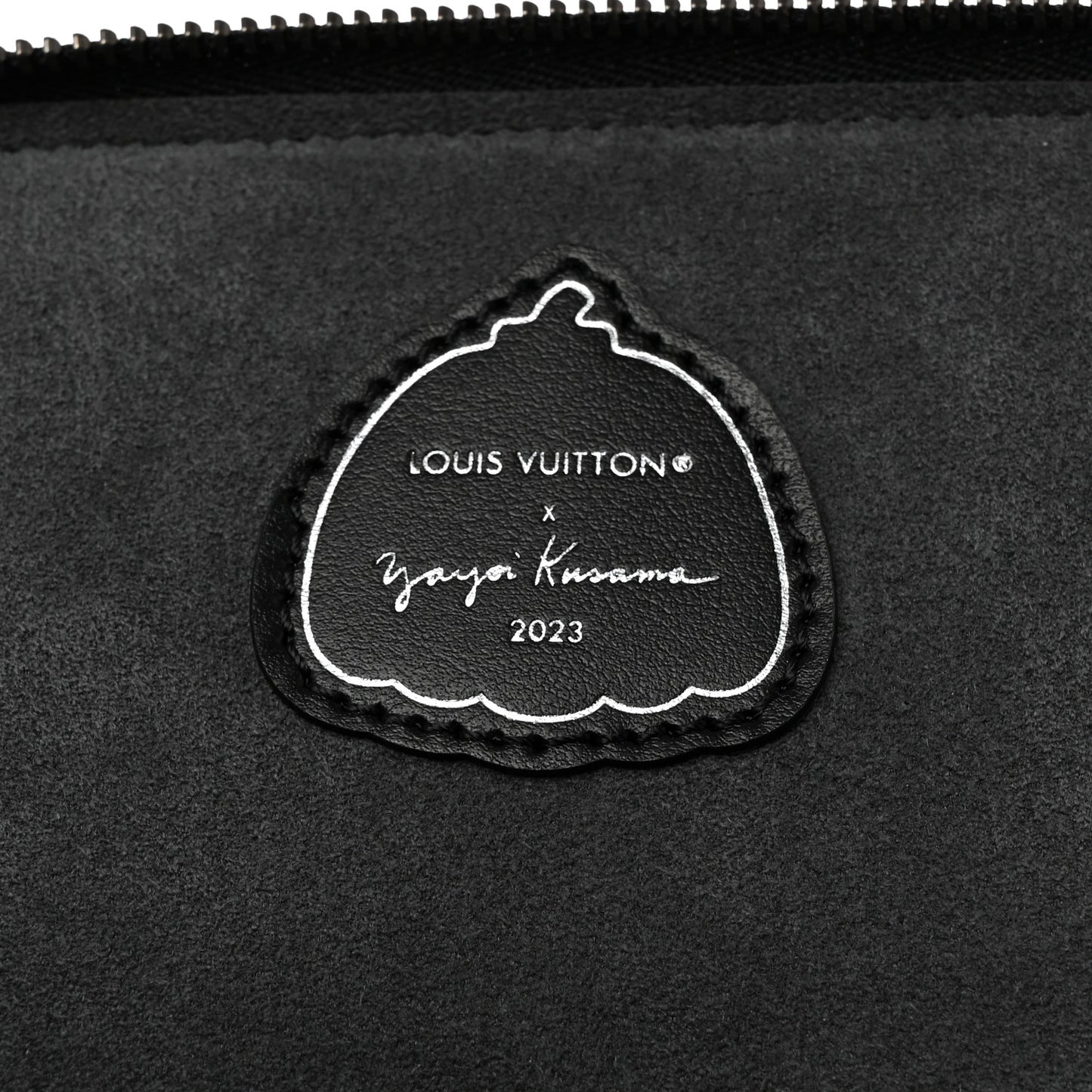 LV X YK Monogram Kusama Pumpkin Sunglasses Pouch