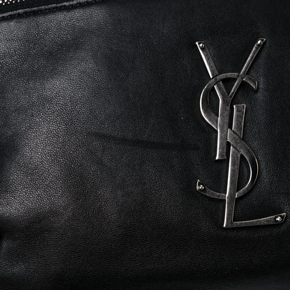 Saint Laurent Calfskin Monogram Belt Bag Black 17 of 18