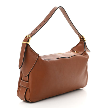Celine Supple Calfskin Medium Romy Shoulder Bag Tan 3 of 12