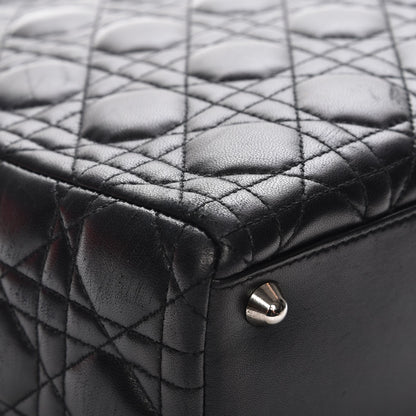 Christian Dior Lambskin Cannage Large Lady Dior Black 10 of 10