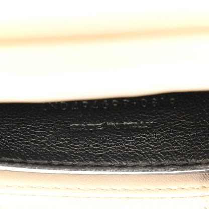 Saint Laurent Calfskin Y Quilted Monogram Small Loulou Chain Satchel Ivory 8 of 14