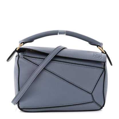 Loewe Calfskin Mini Puzzle Bag Blue 1 of 12