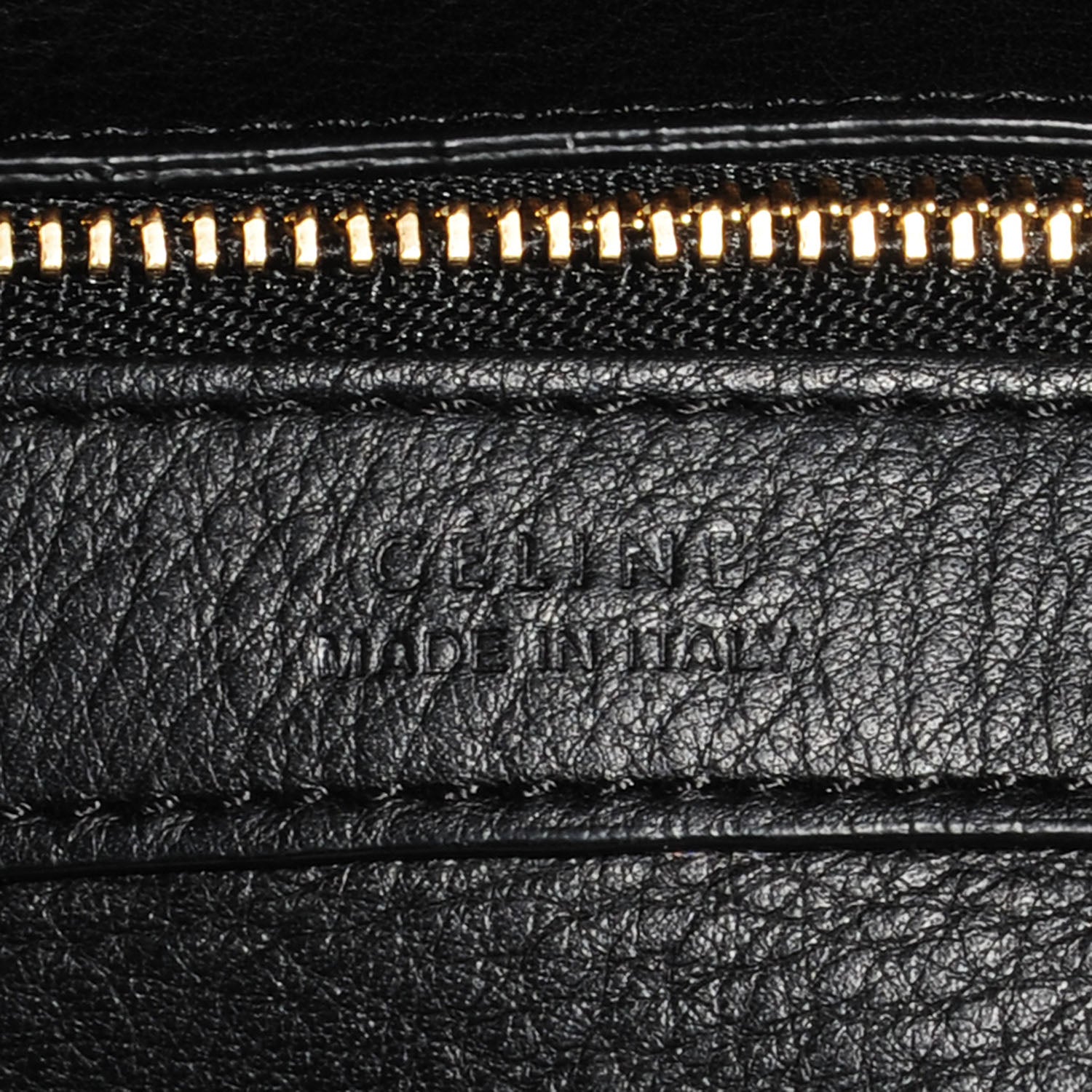 Celine Soft Grained Calfskin Medium Cabas Phantom Black 7 of 9