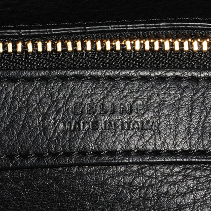 Celine Soft Grained Calfskin Medium Cabas Phantom Black 7 of 9