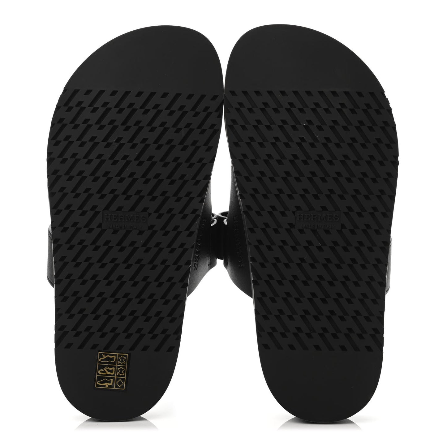 Calfskin Womens Chypre Sandals 36.5 Black