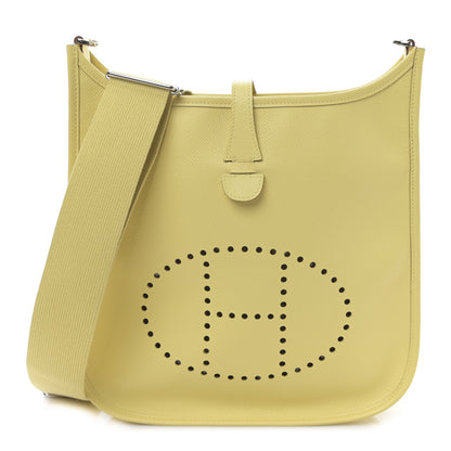Hermes Epsom Evelyne III PM Jaune Poussin 1 of 8