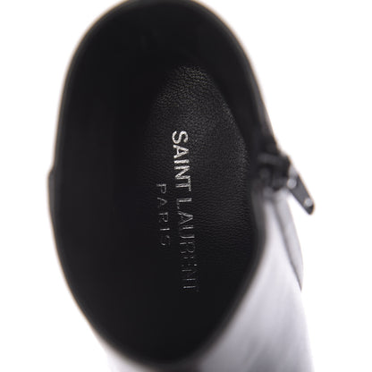 Saint Laurent Nappa Loulou Ankle Zip Boot 37 Black 6 of 9