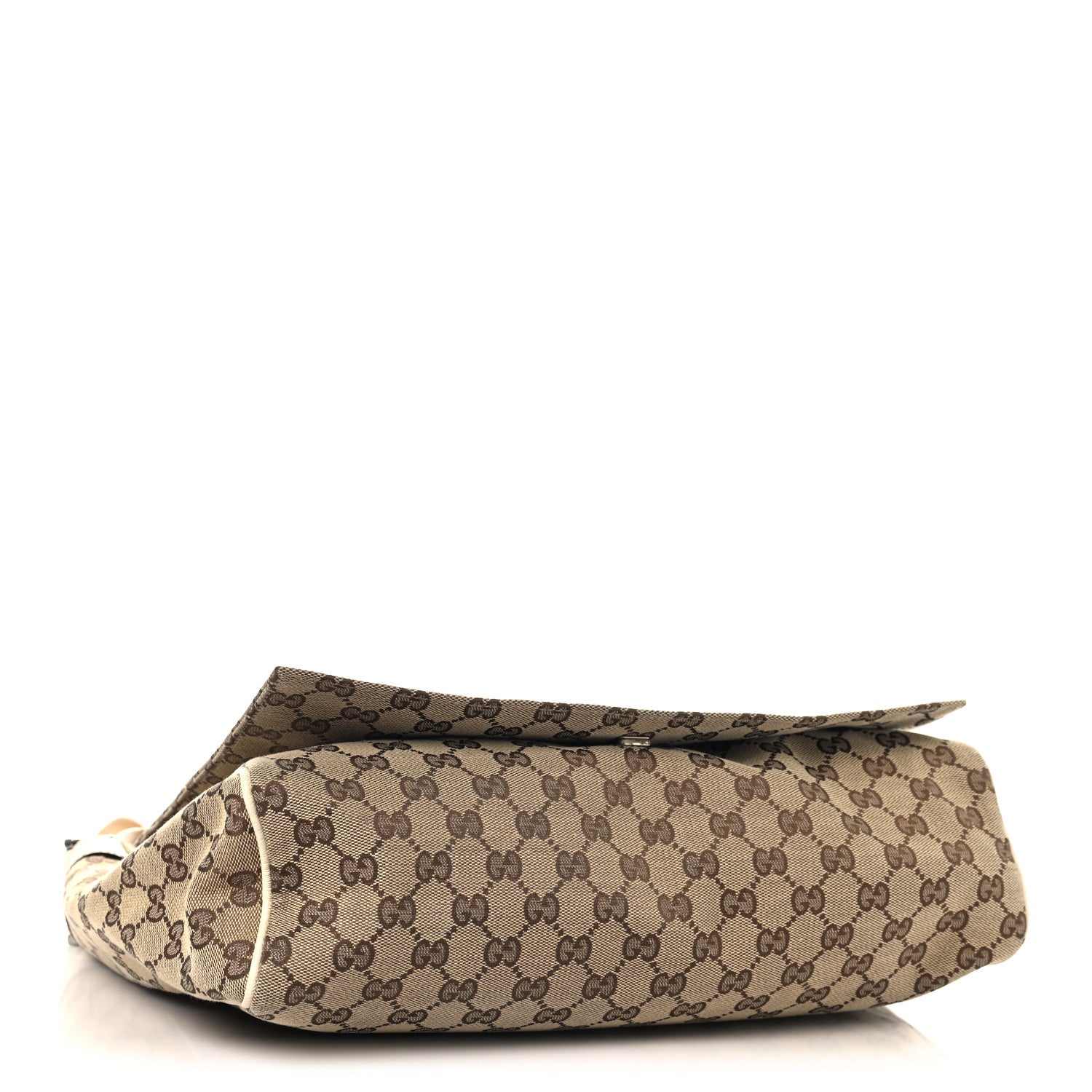 Gucci GG Monogram Medium Flap Messenger Bag Beige 4 of 11
