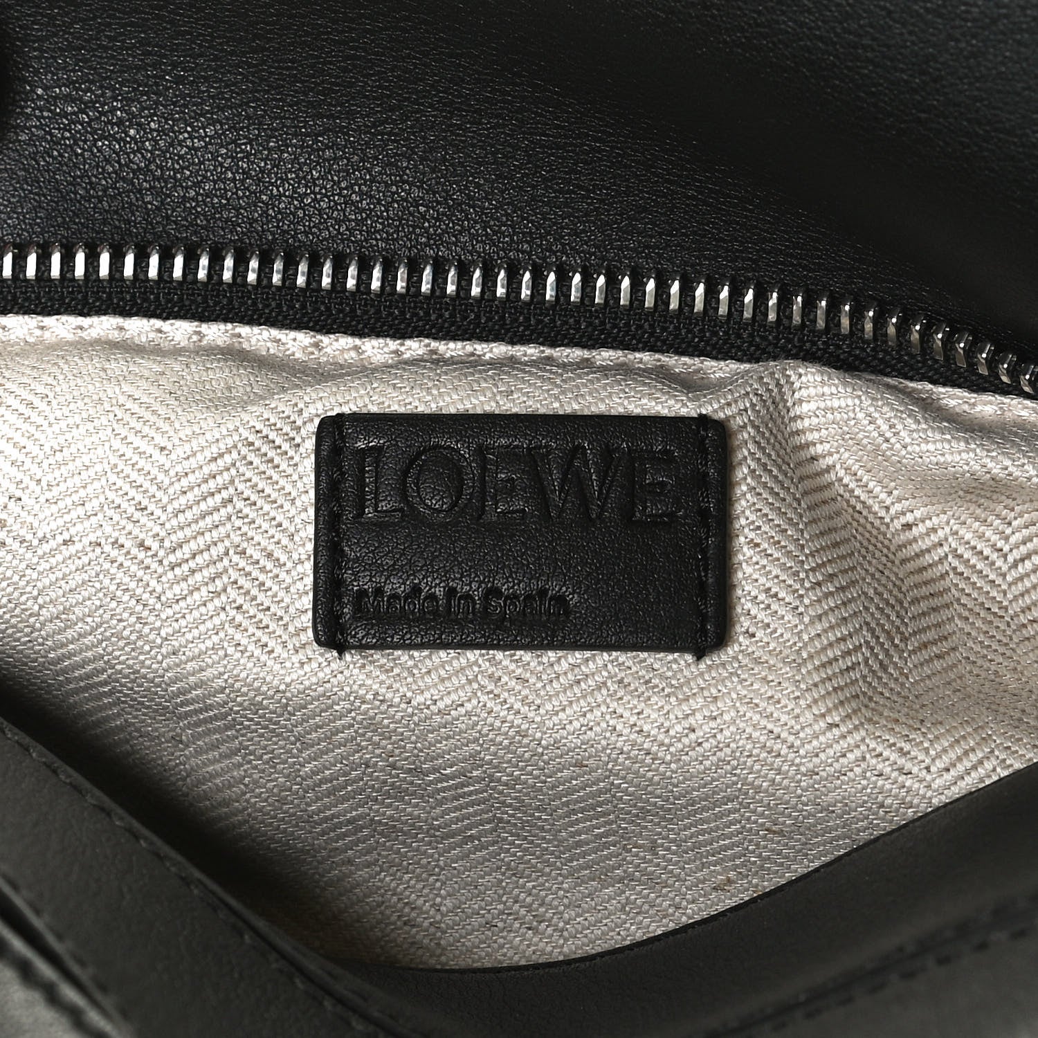 Loewe Calfskin Small Puzzle Bag Black 6 of 11