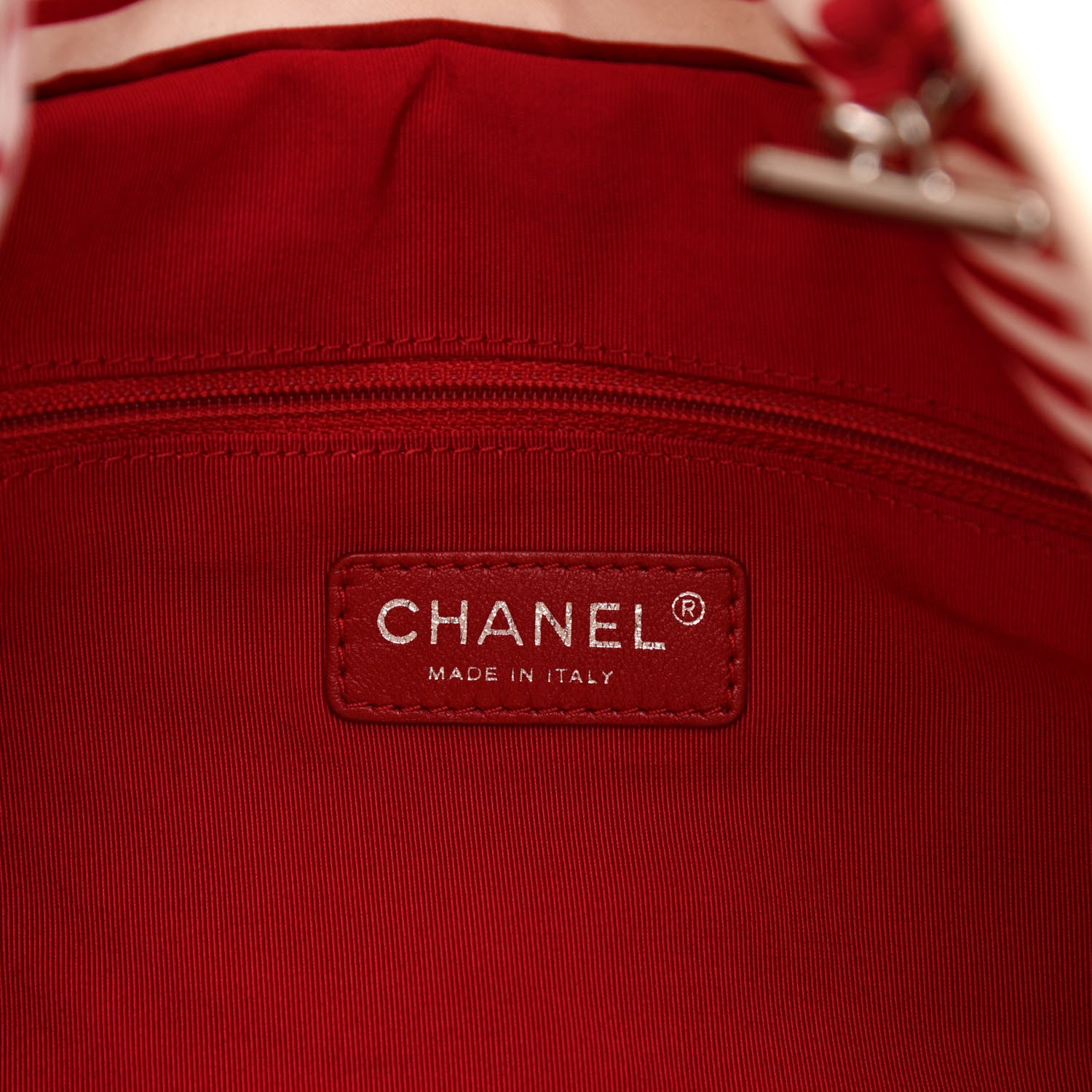 Chanel Canvas CC Paris Venice Bon Bon Tote White 6 of 10