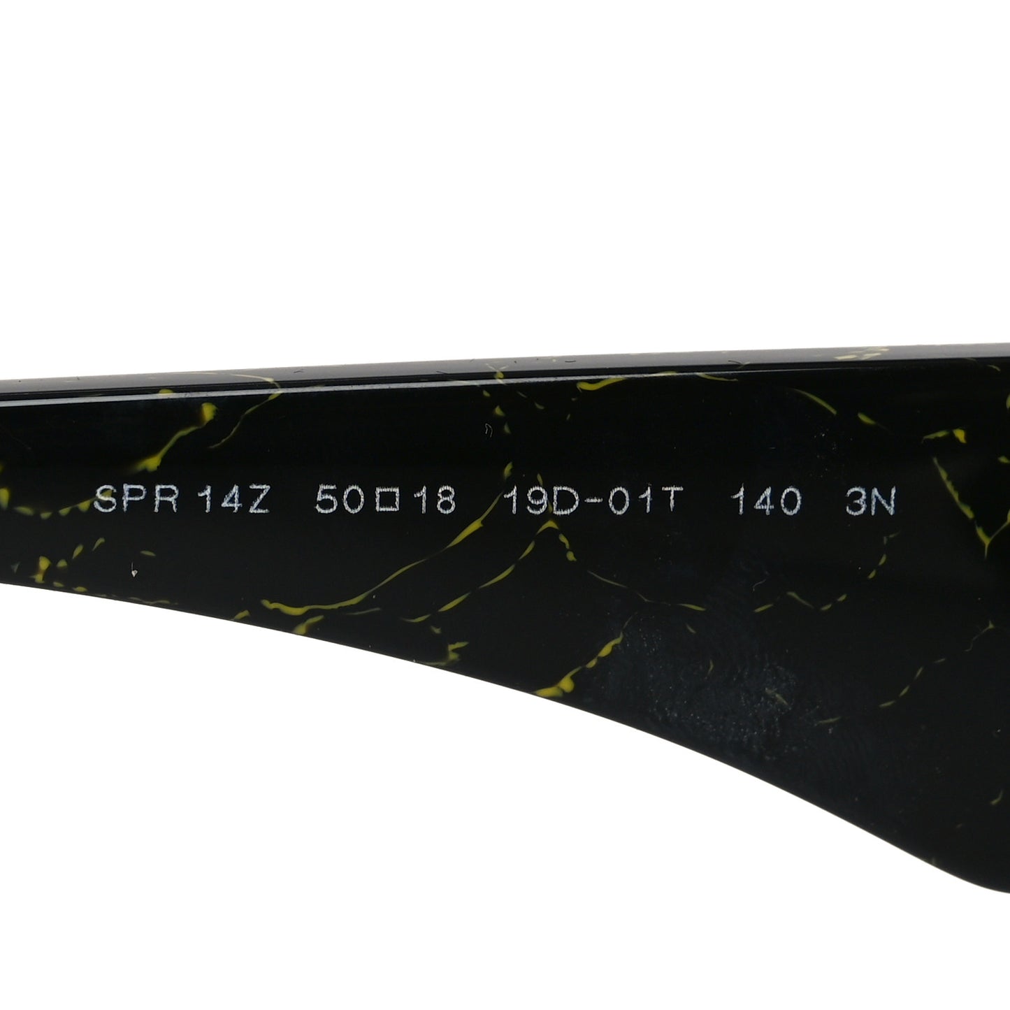 Acetate Symbole Sunglasses SPR 14Z Black Marble