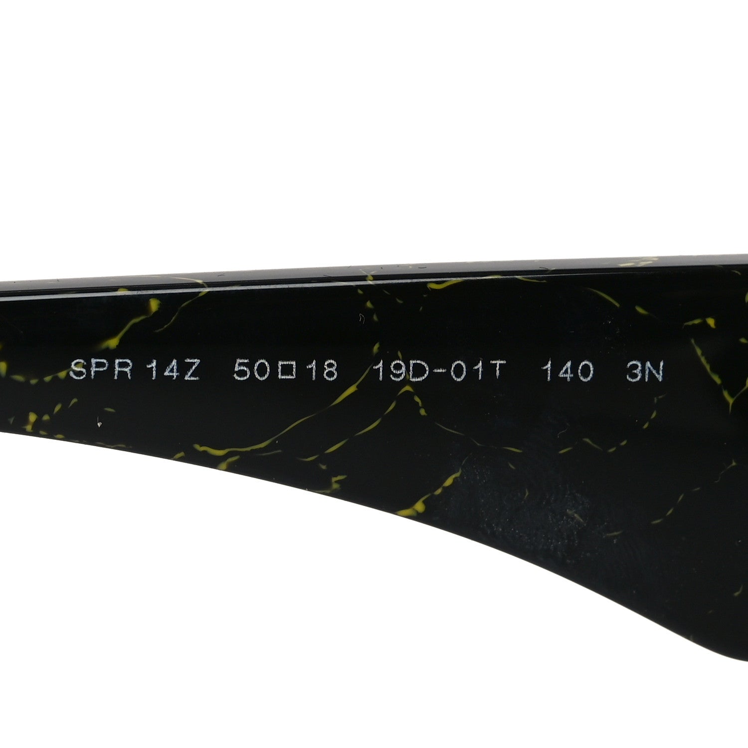 Prada Acetate Symbole Sunglasses SPR 14Z Black Marble 6 of 7