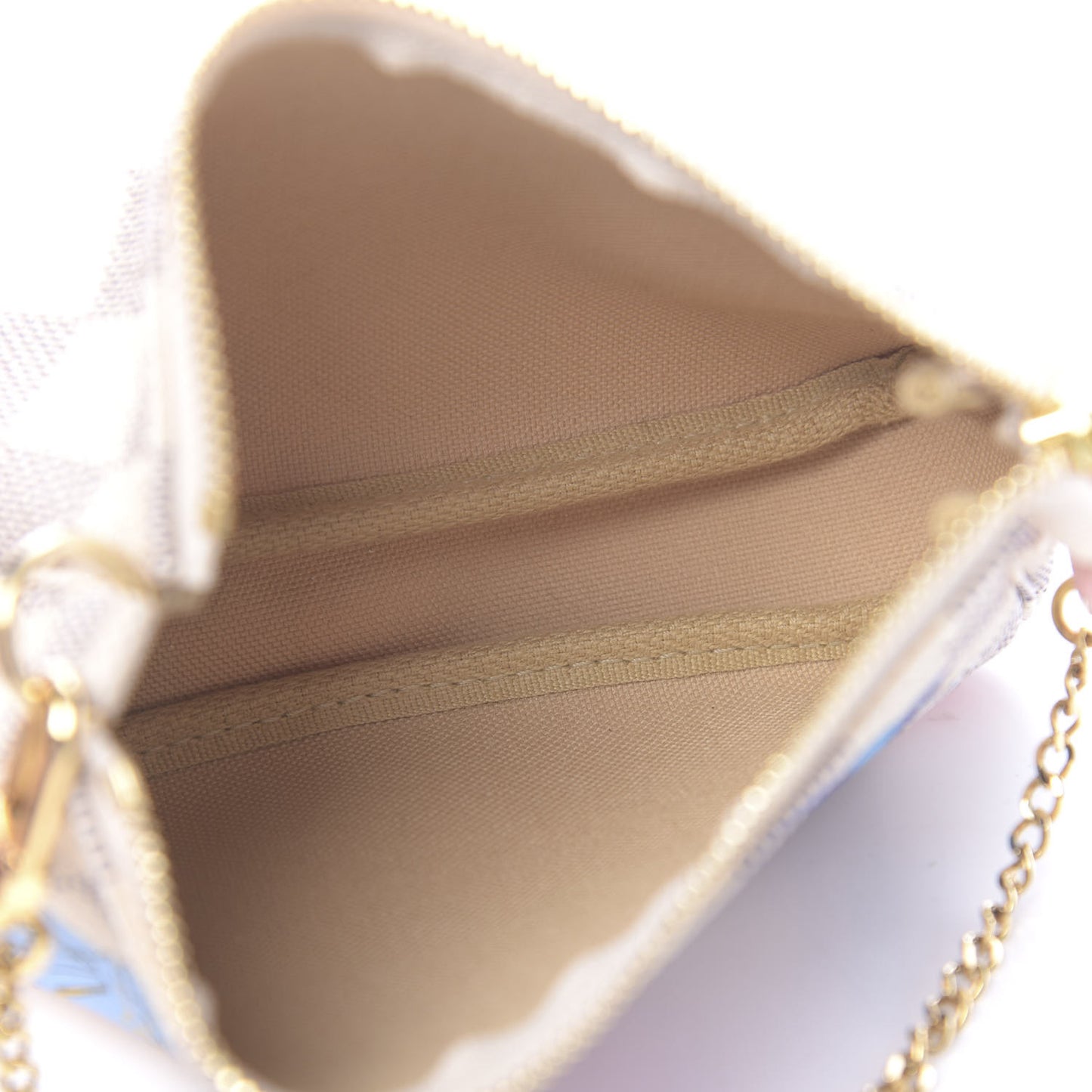 Damier Azur 2018 Christmas Animation Mini Pochette Accessories