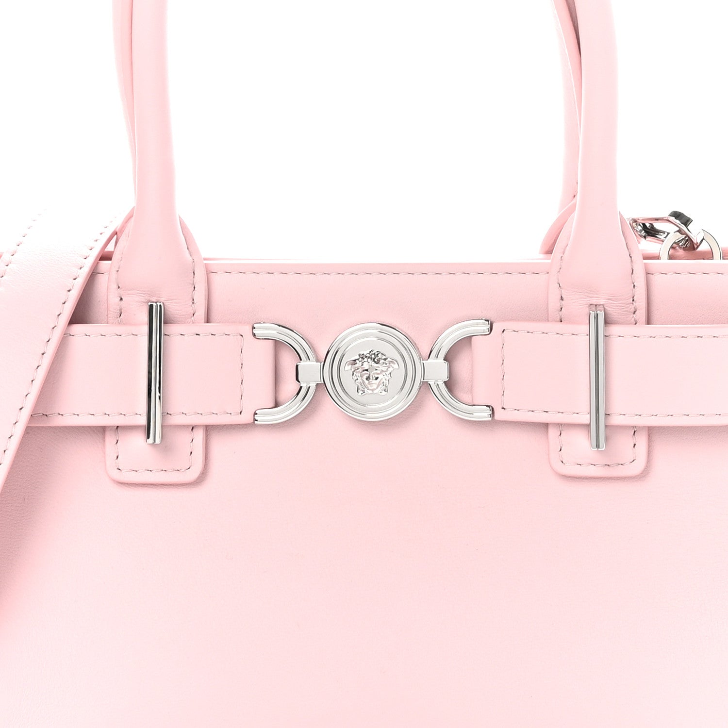 Versace Calfskin Small Medusa '95 Tote Bag Dusty Rose 7 of 9