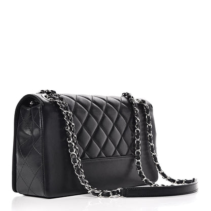 Chanel Sheepskin Quilted Vintage Mademoiselle Flap Black 3 of 10