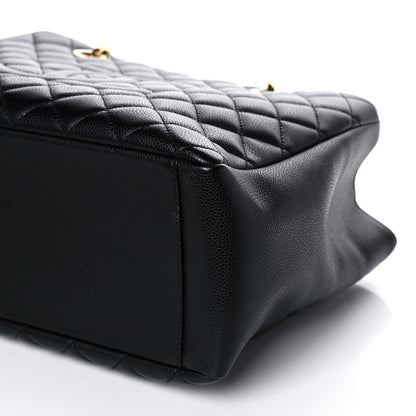 Chanel Caviar Quilted Grand Shopping Tote GST Black 10 of 12