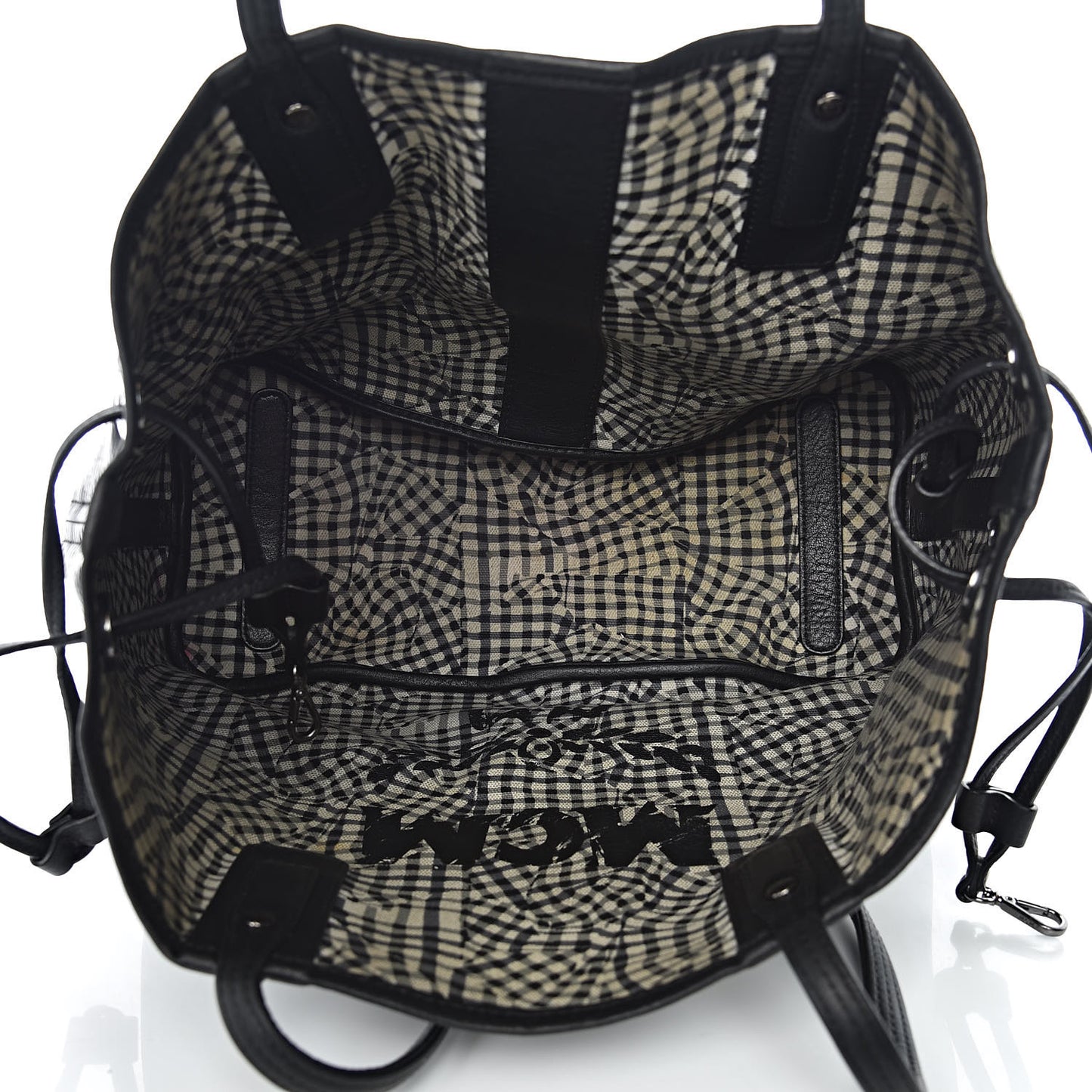 Visetos Medium Liz Reversible Shopper Tote Black