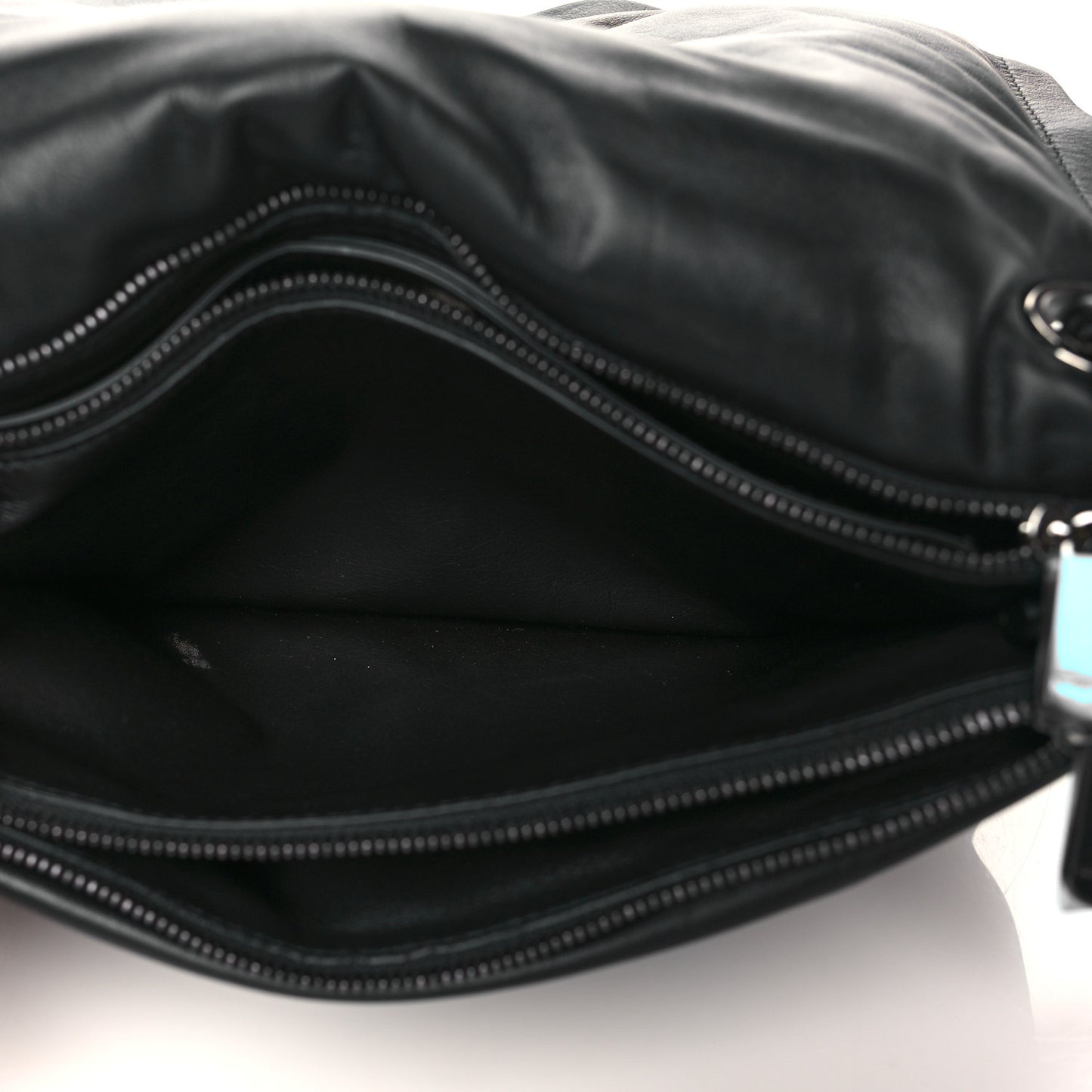 Calfskin Small Viva Bow Shoulder Bag Black