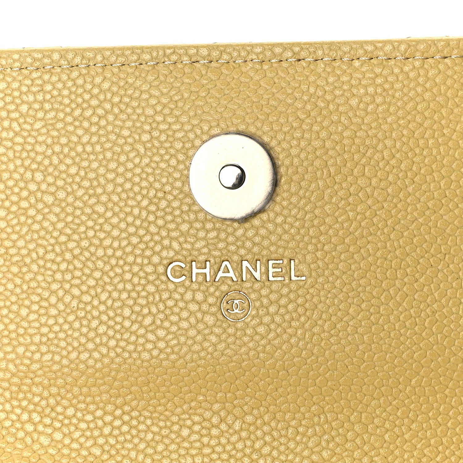 Chanel Caviar Quilted Business Affinity Clutch With Chain Flap Yellow 6 of 11
